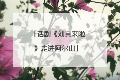 话剧《刘真来啦》走进阿尔山