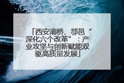 西安灞桥、鄠邑“深化六个改革”：产业攻坚与创新赋能双驱高质量发展