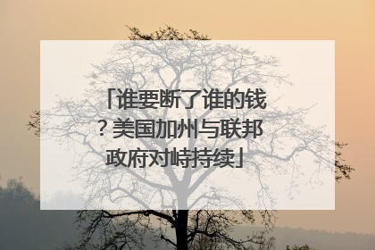 谁要断了谁的钱？美国加州与联邦政府对峙持续