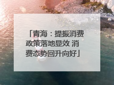 青海：提振消费政策落地显效 消费态势回升向好