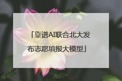 靠谱AI联合北大发布志愿填报大模型