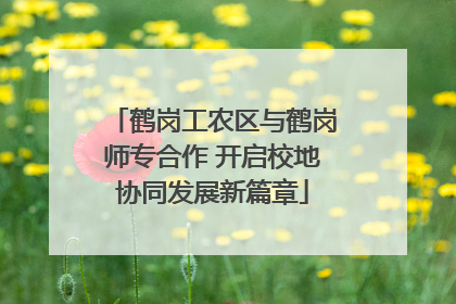 鹤岗工农区与鹤岗师专合作 开启校地协同发展新篇章