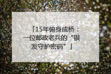 15年俯身成桥：一位邮政老兵的“银发守护密码”