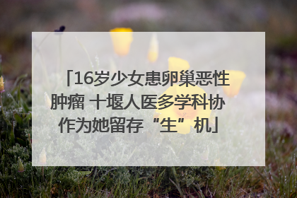 16岁少女患卵巢恶性肿瘤 十堰人医多学科协作为她留存“生”机