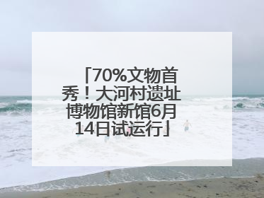 70%文物首秀！大河村遗址博物馆新馆6月14日试运行