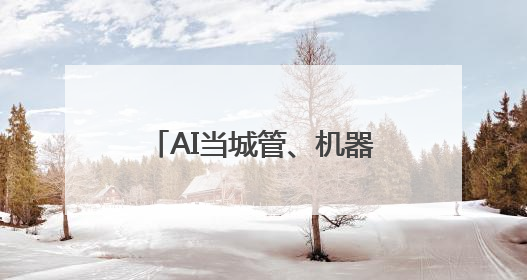 AI当城管、机器人来服务！解锁基层治理“未来模式”